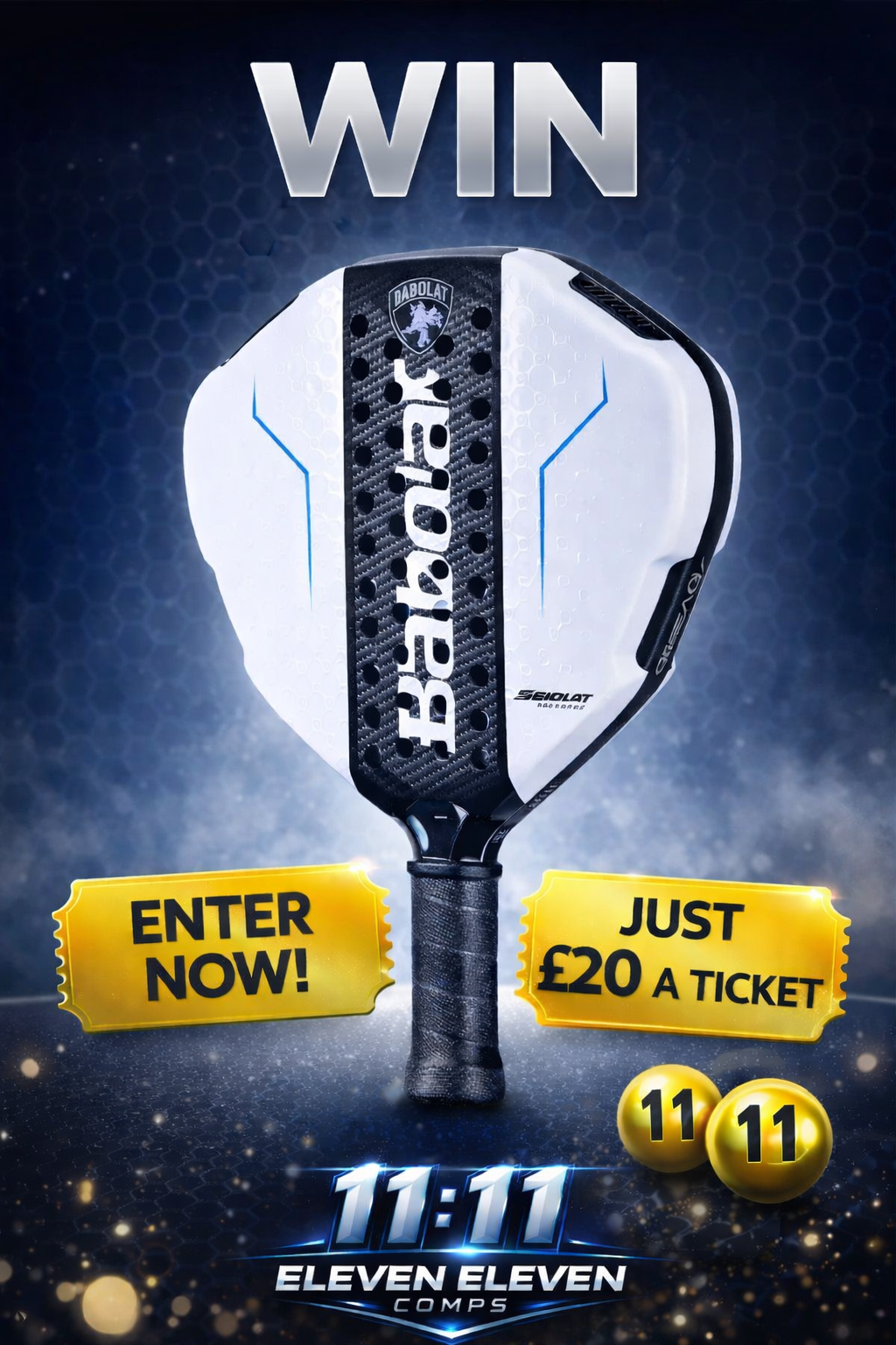Win a Babolat x Lamborghini Padel Racket!